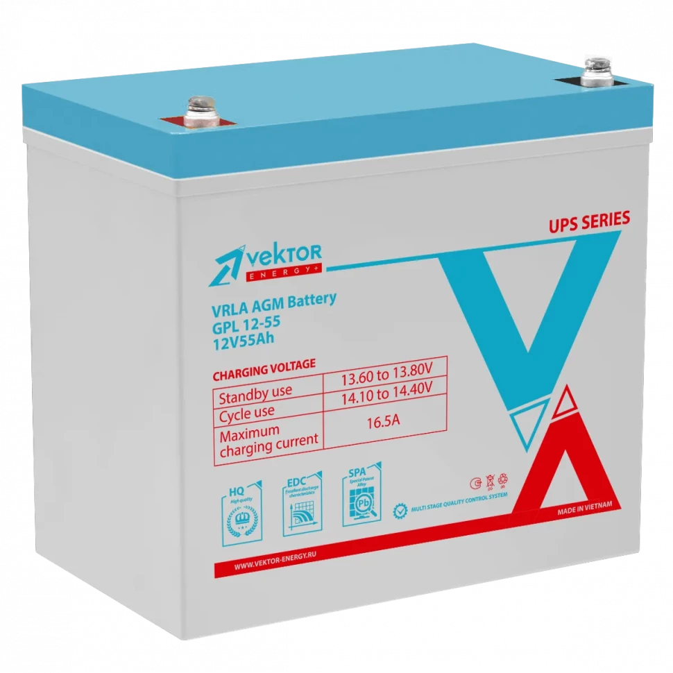 Аккумуляторная батарея GPL 12-55 в Ростове-на-Дону в Ростове-на-Дону