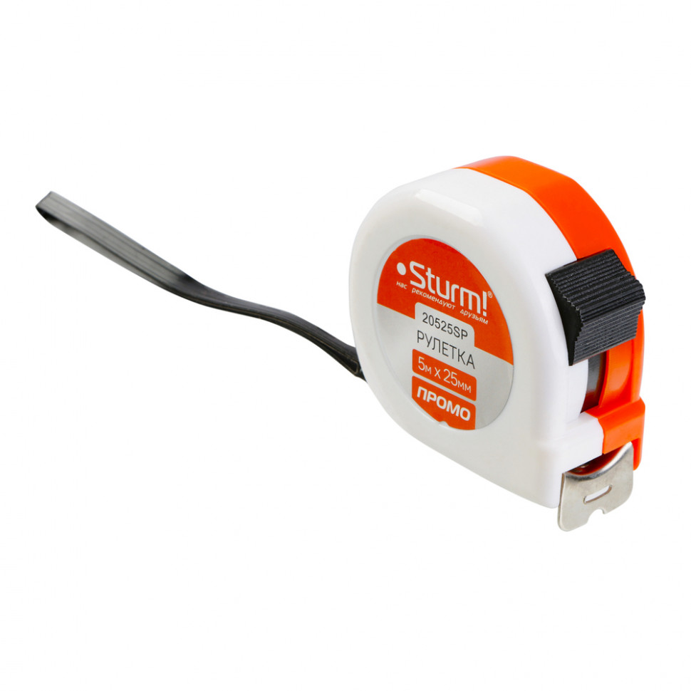 Рулетка 5х25мм, пластиковый корпус, Sturm! в Ростове-на-Дону в Ростове-на-Дону