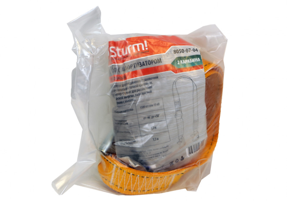 Строп страховочный тип &ampquotаА&ampquot 1,7 м, с амортизатором Sturm!