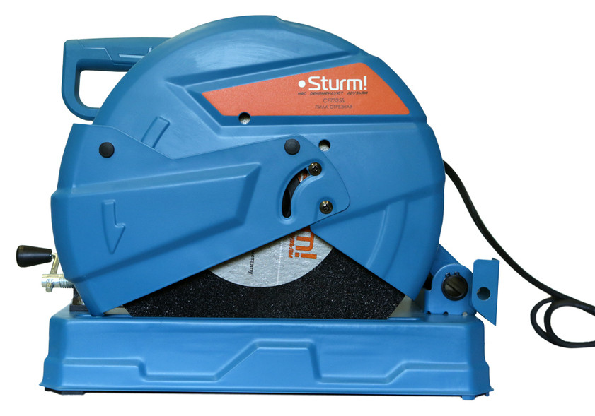 Пила отрезная по металлу CF7325S Sturm! 2,6кВт, диск 355мм, пл.пуск, рез 110мм