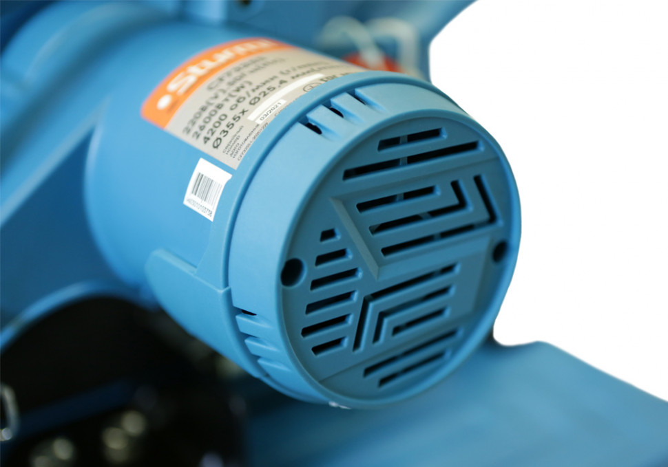 Пила отрезная по металлу CF7325S Sturm! 2,6кВт, диск 355мм, пл.пуск, рез 110мм