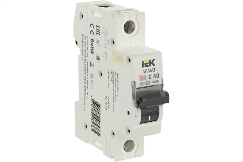 ARMAT Автоматический выключатель M06N 1P C 40А IEK в Ростове-на-Дону в Ростове-на-Дону