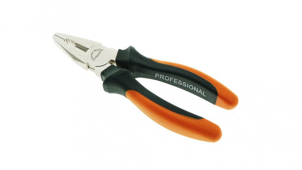 Пассатижи, 180мм, TPR рукоятки, никелированные, Sturm!