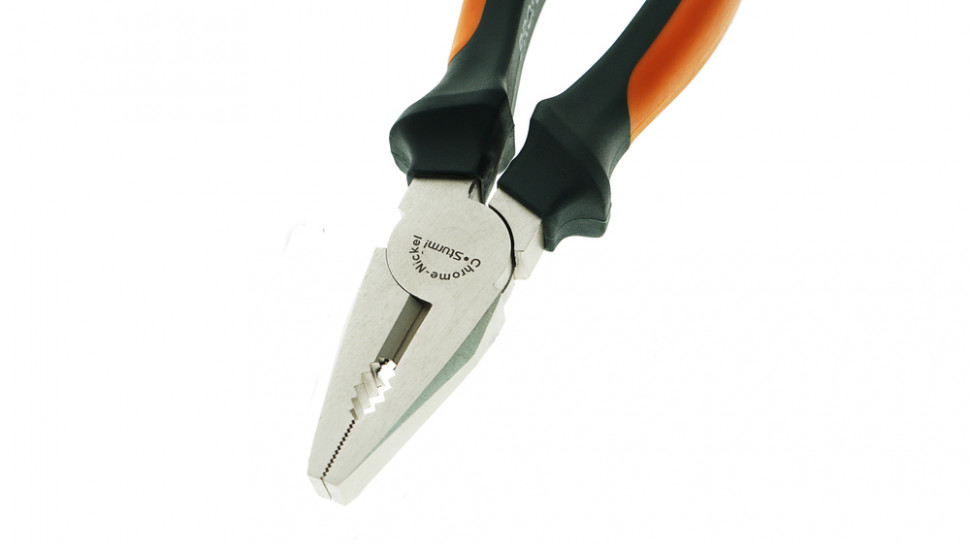 Пассатижи, 180мм, TPR рукоятки, никелированные, Sturm!