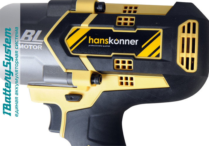 Аккумуляторный ударный гайковерт Hanskonner HCD18100S 1BatterySystem в Ростове-на-Дону в Ростове-на-Дону