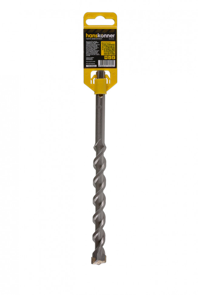 Бур SDS+ 16х210 HIGH SPEED плоский резец U спираль Hanskonner в Ростове-на-Дону в Ростове-на-Дону