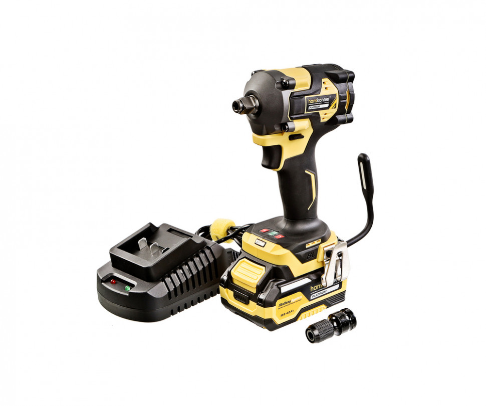 Аккумуляторный ударный гайковерт Hanskonner HCD20420BLC 1BatterySystem в Ростове-на-Дону в Ростове-на-Дону