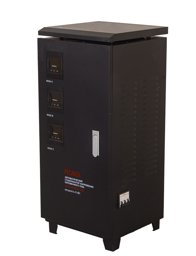 Стабилизатор напряжения РЕСАНТА АСН-9000/3-ЭМ