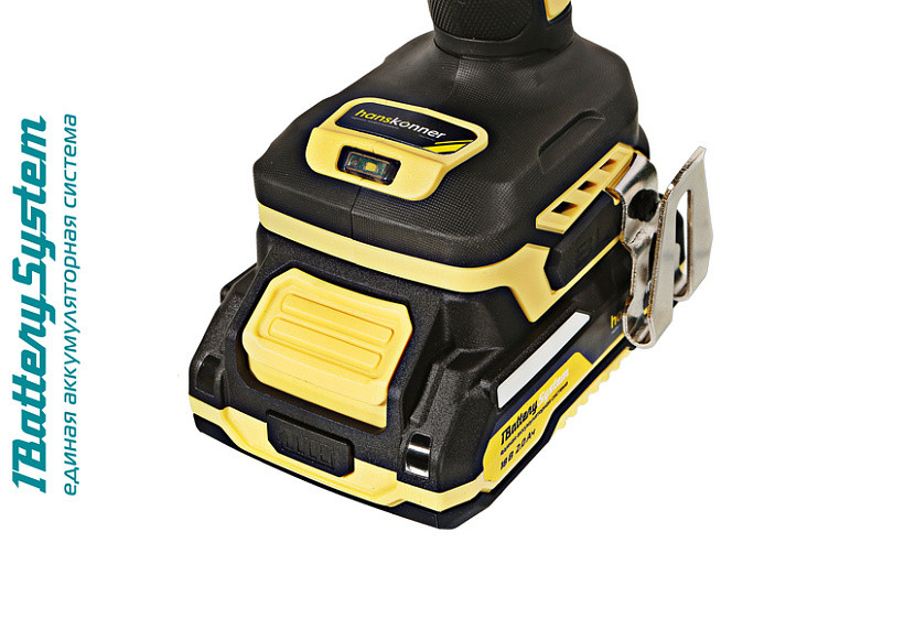 Дрель аккумуляторная б/щ Hanskonner HCD2065BLC 1BatterySystem в Ростове-на-Дону в Ростове-на-Дону