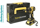 Дрель аккумуляторная б/щ Hanskonner HCD2065BLC 1BatterySystem в Ростове-на-Дону в Ростове-на-Дону