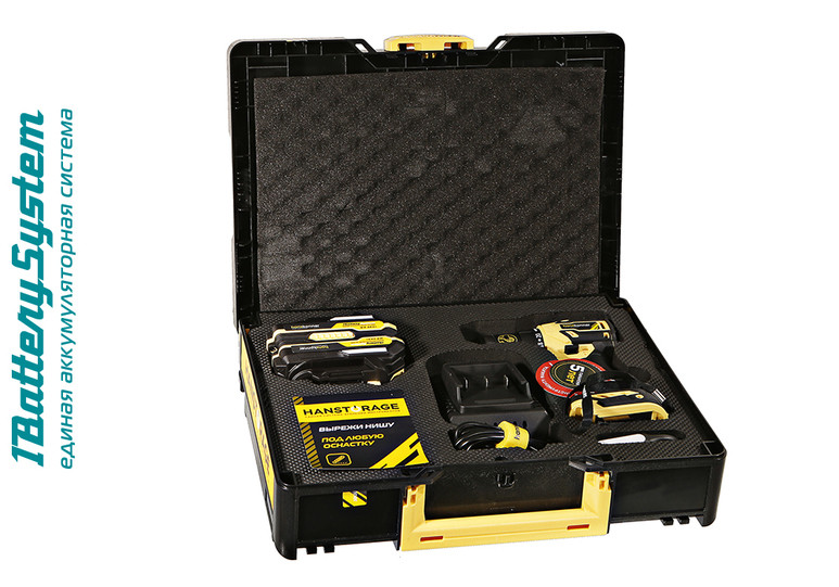 Дрель аккумуляторная б/щ Hanskonner HCD2065BLC 1BatterySystem в Ростове-на-Дону в Ростове-на-Дону