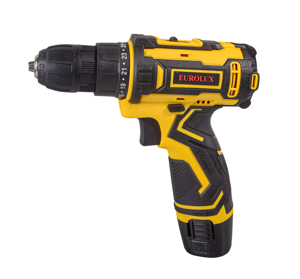Дрель-шуруповерт аккумуляторная ДА-12/2-1Li Eurolux в Ростове-на-Дону в Ростове-на-Дону