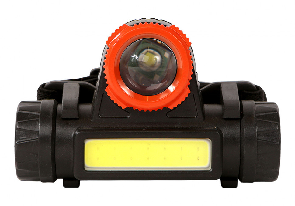 Фонарь налобный аккумуляторный 140лм, COB и XPE светодиоды, зум, Sturm! в Ростове-на-Дону в Ростове-на-Дону