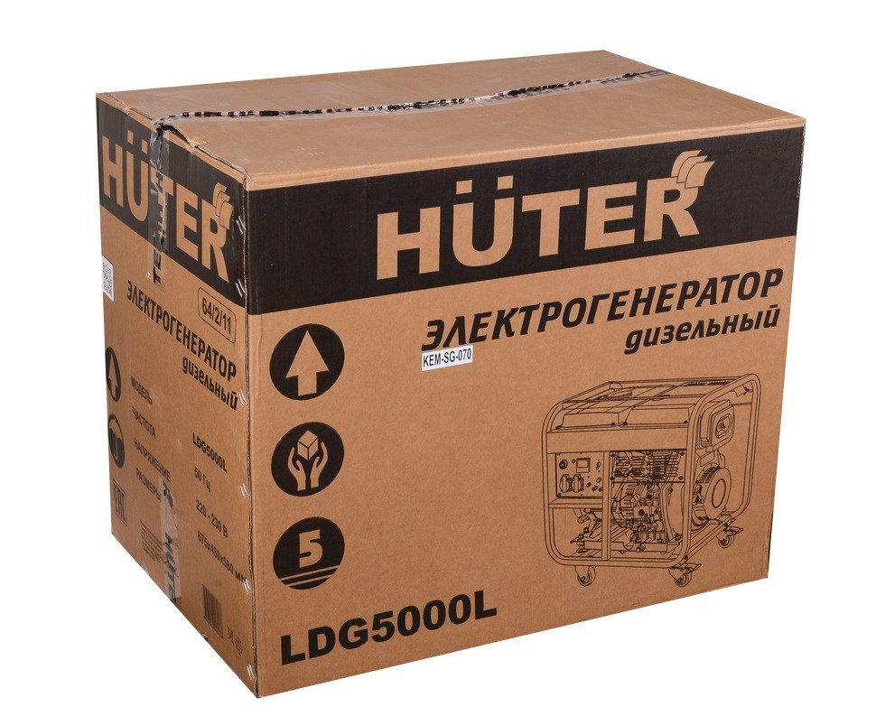 Электрогенератор дизельный LDG 5000L Huter в Ростове-на-Дону в Ростове-на-Дону