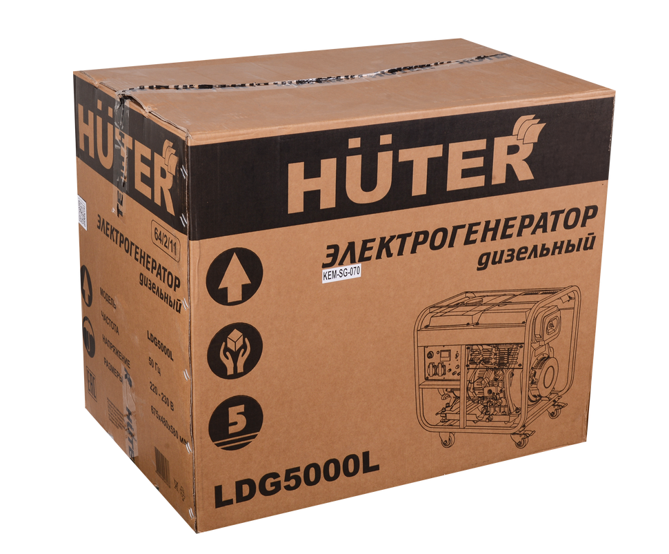 Электрогенератор дизельный LDG 5000L Huter в Ростове-на-Дону в Ростове-на-Дону