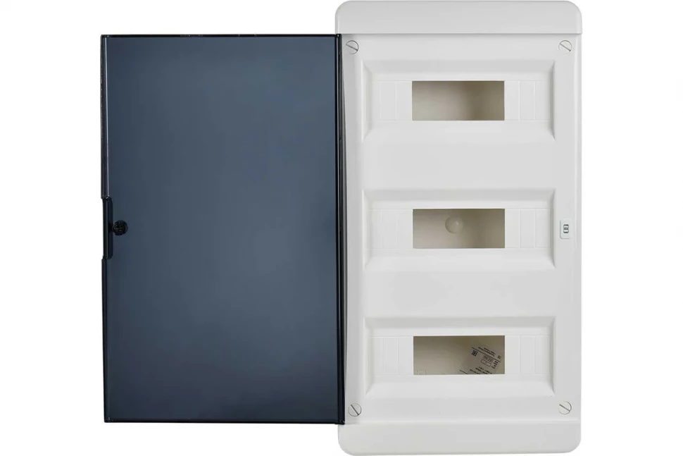 Корпус пластиковый ЩРВ-П-36 IP41 черн. прозр. дверь TEKFOR IEK TF5-KP12-V-36-41-K01-K03 в Ростове-на-Дону в Ростове-на-Дону