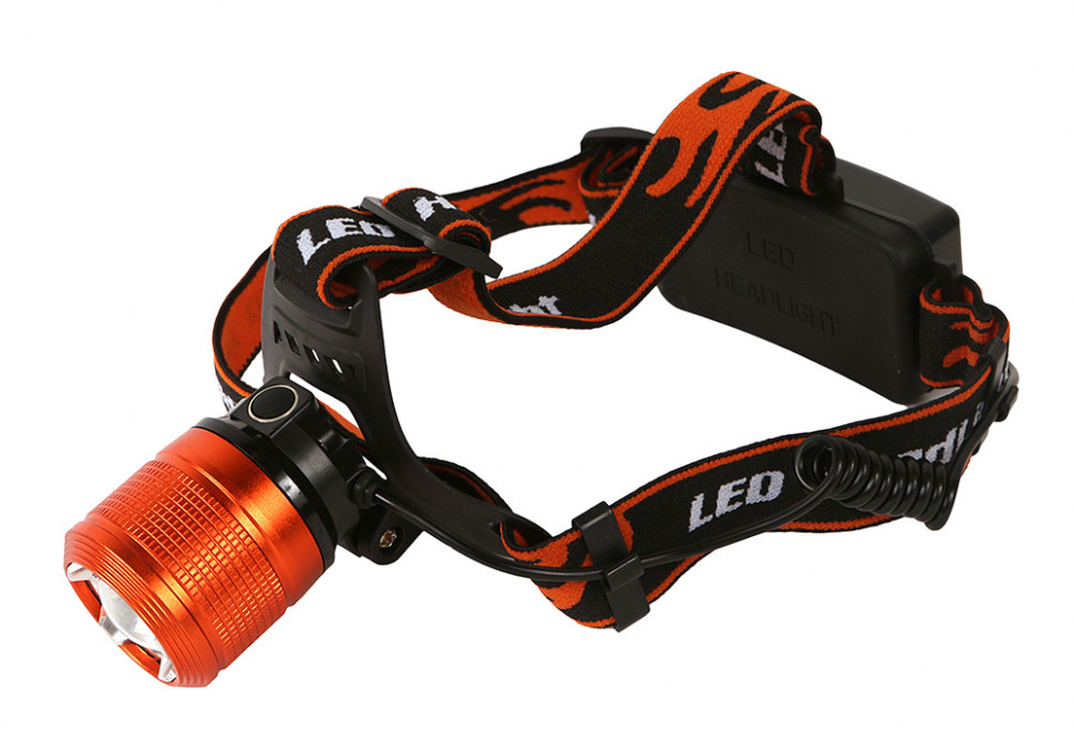 Фонарь налобный аккумуляторный 200лм, T6 светодиод, зум, 3 режима, Sturm! в Ростове-на-Дону в Ростове-на-Дону