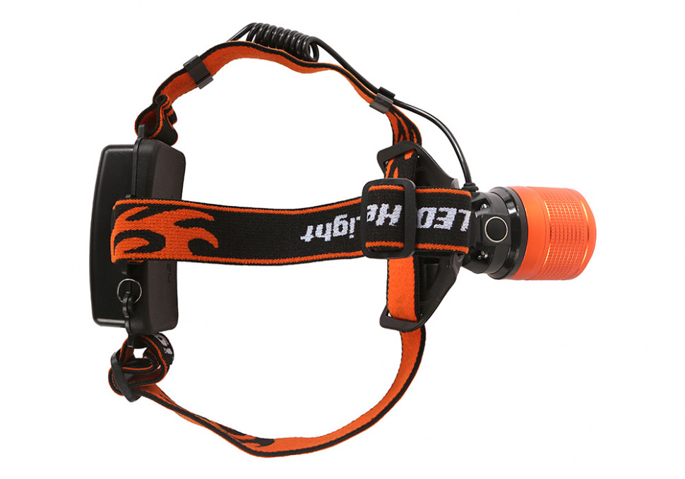 Фонарь налобный аккумуляторный 200лм, T6 светодиод, зум, 3 режима, Sturm! в Ростове-на-Дону в Ростове-на-Дону