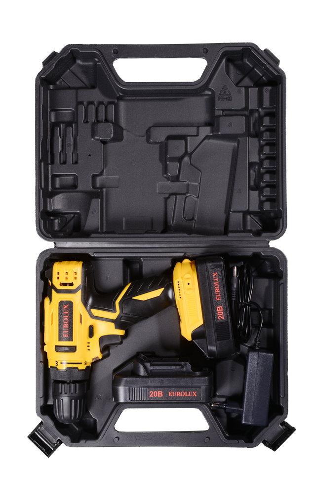 Дрель-шуруповерт Eurolux ДА-20/2Li в Ростове-на-Дону в Ростове-на-Дону