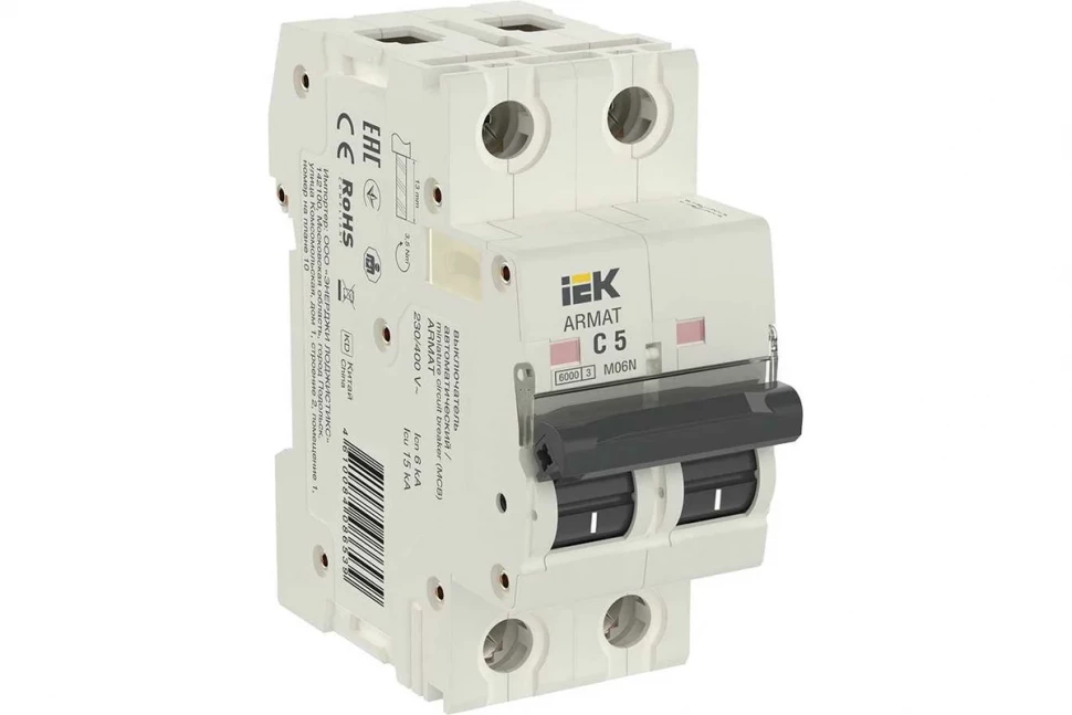 ARMAT Автоматический выключатель M06N 2P C 5А IEK в Ростове-на-Дону в Ростове-на-Дону