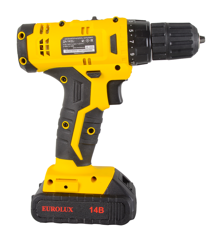 Дрель-шуруповерт Eurolux ДА-14/2Li в Ростове-на-Дону в Ростове-на-Дону