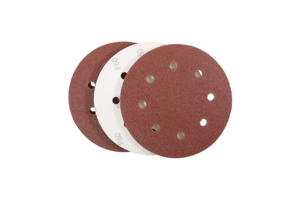 Шлифбумага кругл, 180мм, зерно 060, 20шт, 8 ОТВЕРСТИЙ, для DWS6010, Sturm!
