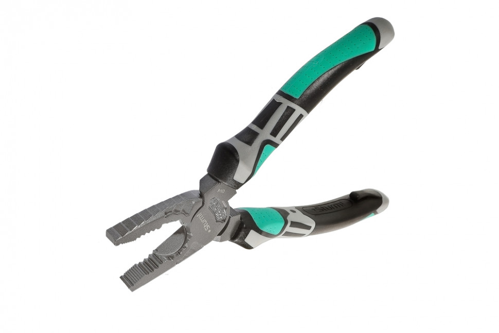 Пассатижи, 160мм, эксцентр. шарнир,  CrV сталь, TPE рукоятки, тефлон, Sturm!