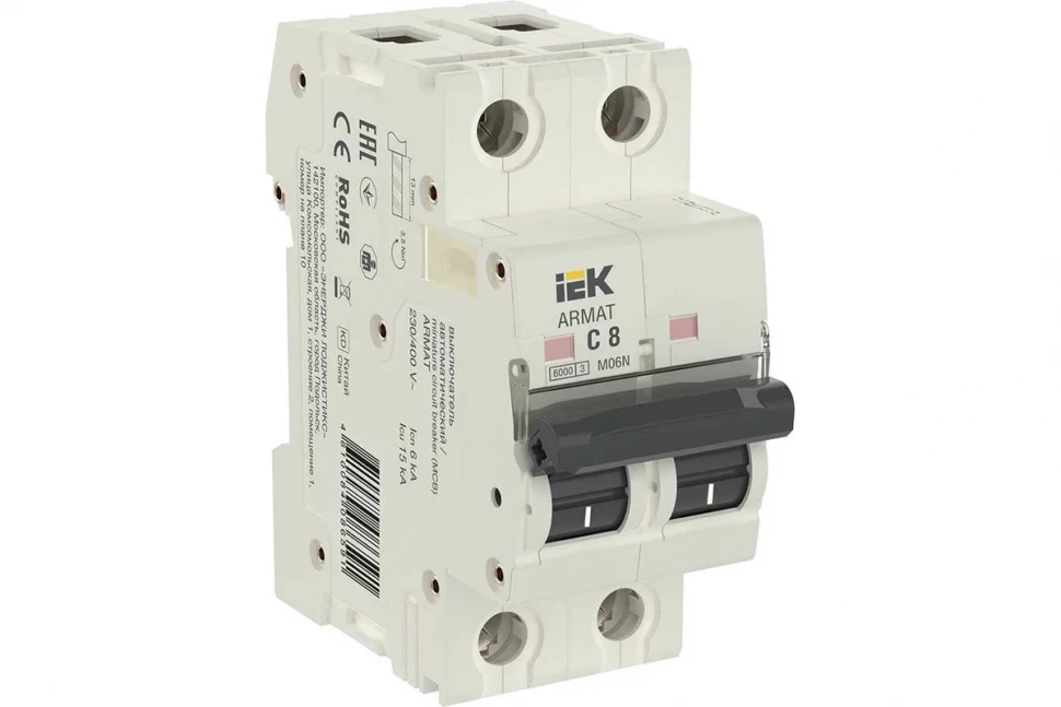 ARMAT Автоматический выключатель M06N 2P C 8А IEK в Ростове-на-Дону в Ростове-на-Дону