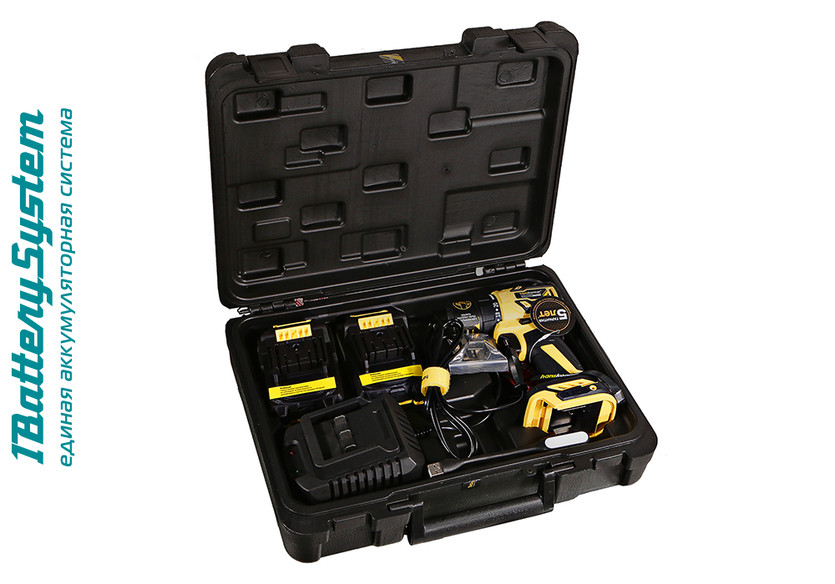 Дрель аккумуляторная б/щ Hanskonner HCD2065C 1BatterySystem в Ростове-на-Дону в Ростове-на-Дону