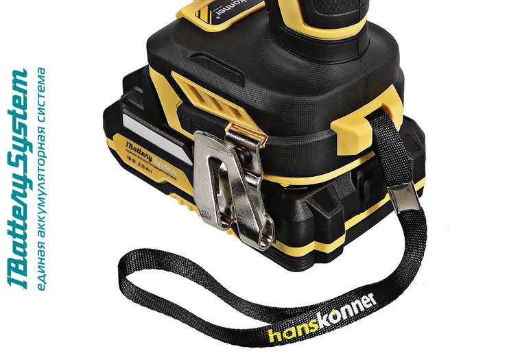 Дрель аккумуляторная б/щ Hanskonner HCD2065C 1BatterySystem в Ростове-на-Дону в Ростове-на-Дону