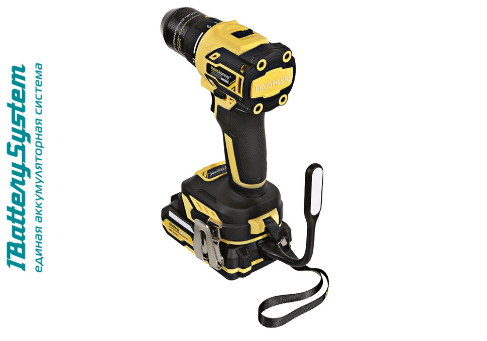 Дрель аккумуляторная б/щ Hanskonner HCD2065C 1BatterySystem в Ростове-на-Дону в Ростове-на-Дону