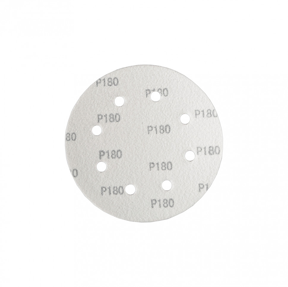 Шлифбумага кругл., 180мм, зерно 180, 20шт 8-ОТВЕРСТИЙ, для DWS6010, Sturm!