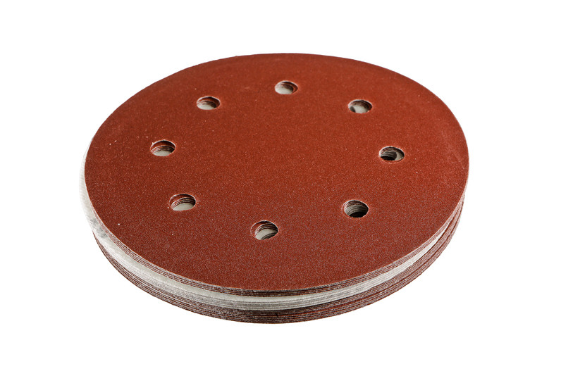 Шлифбумага кругл., 180мм, зерно 180, 20шт 8-ОТВЕРСТИЙ, для DWS6010, Sturm!