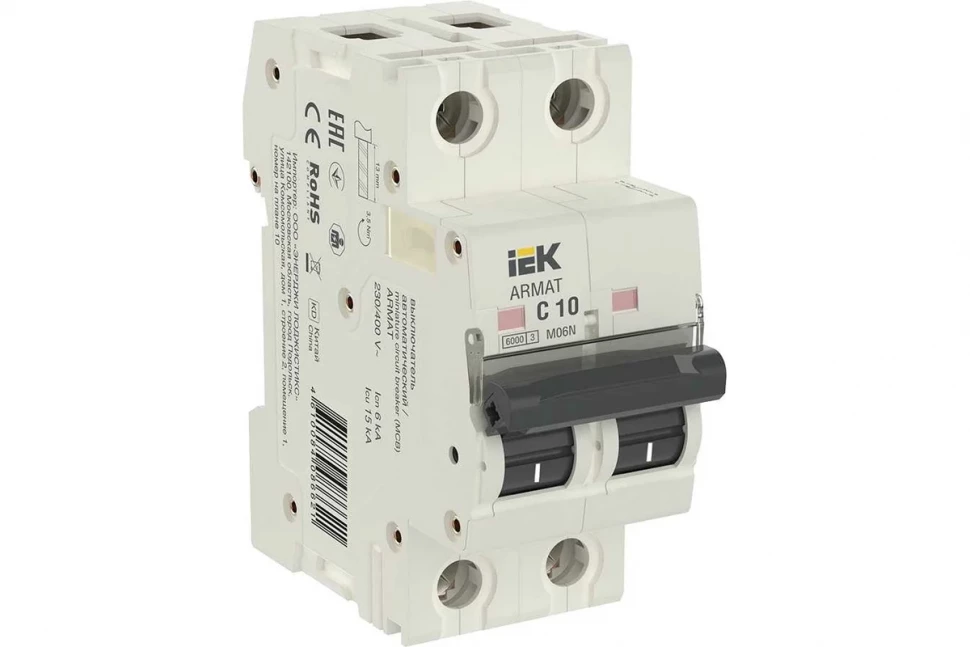 ARMAT Автоматический выключатель M06N 2P C 10А IEK в Ростове-на-Дону в Ростове-на-Дону