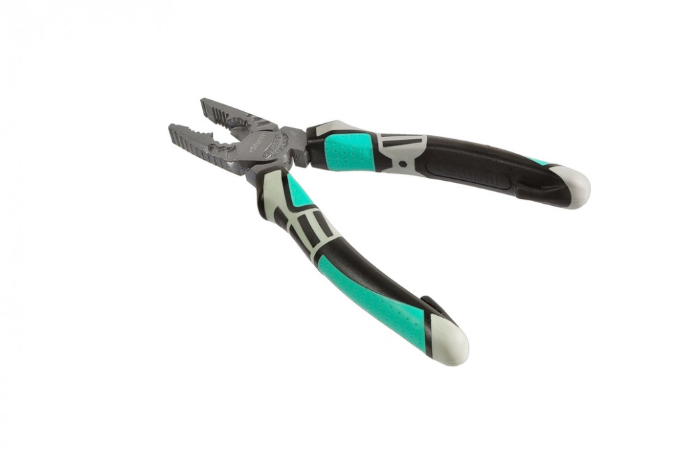 Пассатижи, 200мм, эксцентр. шарнир,  CrV сталь, TPE рукоятки, тефлон, Sturm!