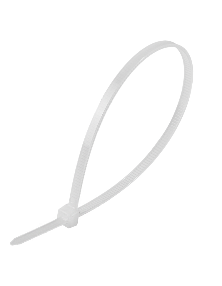 Хомуты нейлоновые (стяжки) белые 100 шт. Вихрь 3,6*180 Б