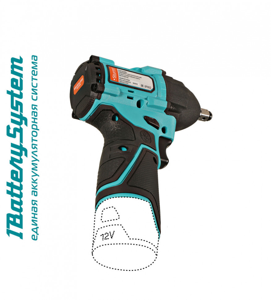 Аккумуляторный Гайковерт Sturm! CW1212BL 1BatterySystem12V в Ростове-на-Дону в Ростове-на-Дону