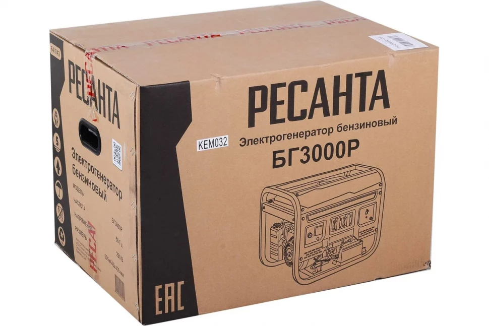 Электрогенератор БГ 3000 Р Ресанта в Ростове-на-Дону в Ростове-на-Дону