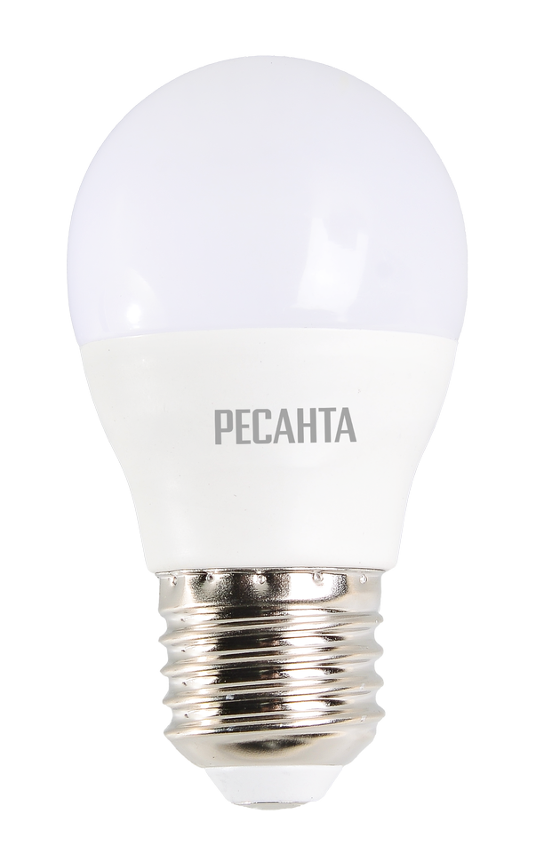 Лампа светодиодная Ресанта LL-R-G45-7W-230-4K-E27 в Ростове-на-Дону в Ростове-на-Дону