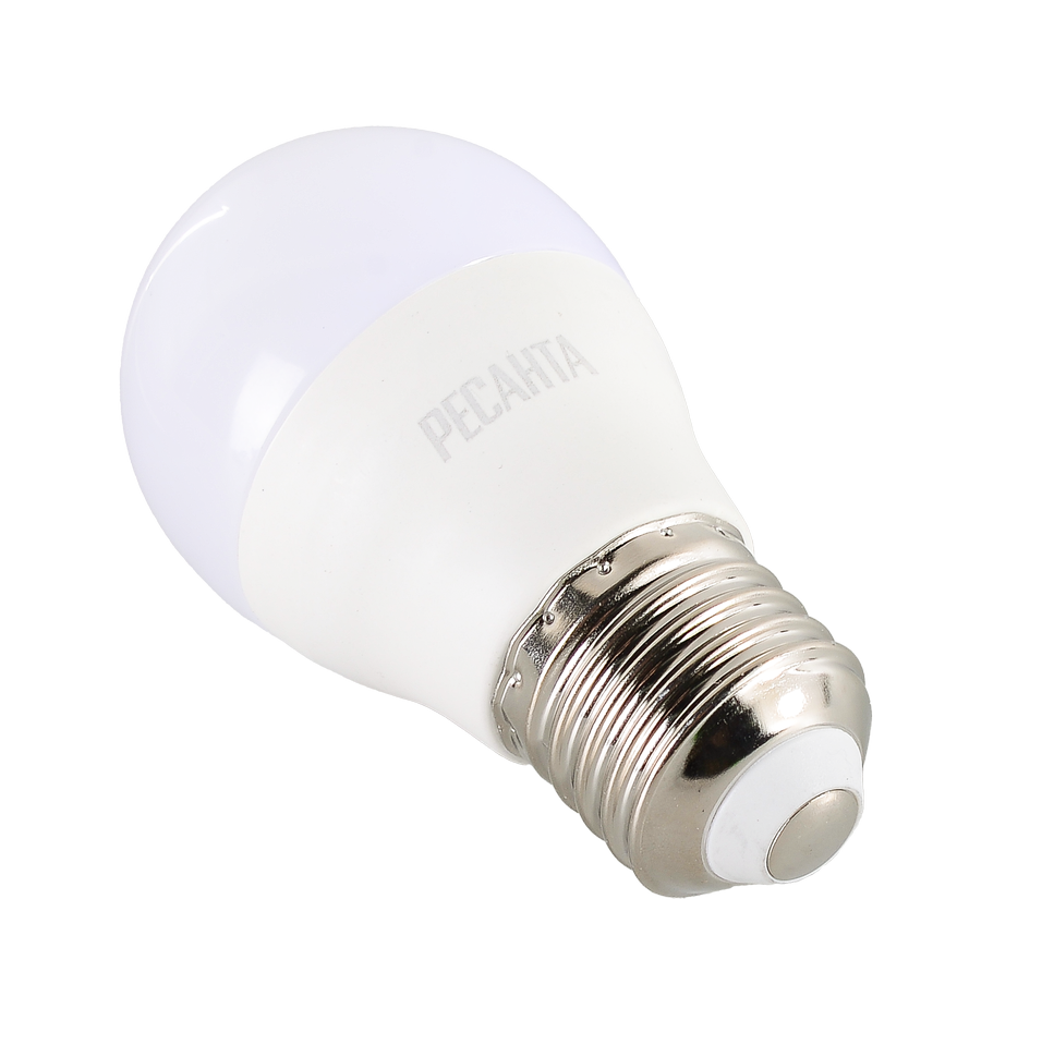Лампа светодиодная Ресанта LL-R-G45-7W-230-4K-E27 в Ростове-на-Дону в Ростове-на-Дону