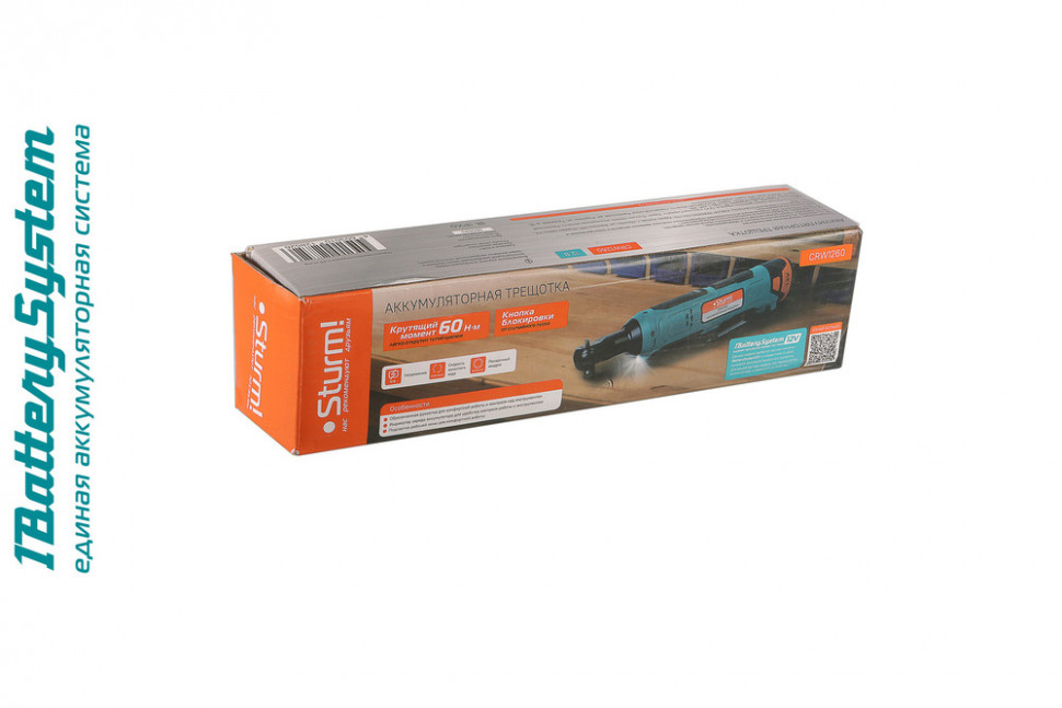Аккумуляторная трещотка Sturm! CRW1260 1BatterySystem12V в Ростове-на-Дону в Ростове-на-Дону