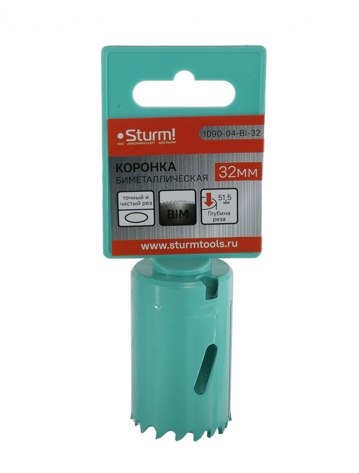 Коронка биметаллическая, 32 мм, 5/8&ampquot, Sturm! в Ростове-на-Дону в Ростове-на-Дону