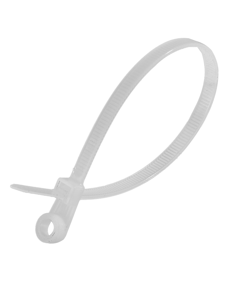 Хомут нейлоновый под винт Вихрь 4,8х200 Б (100 шт)