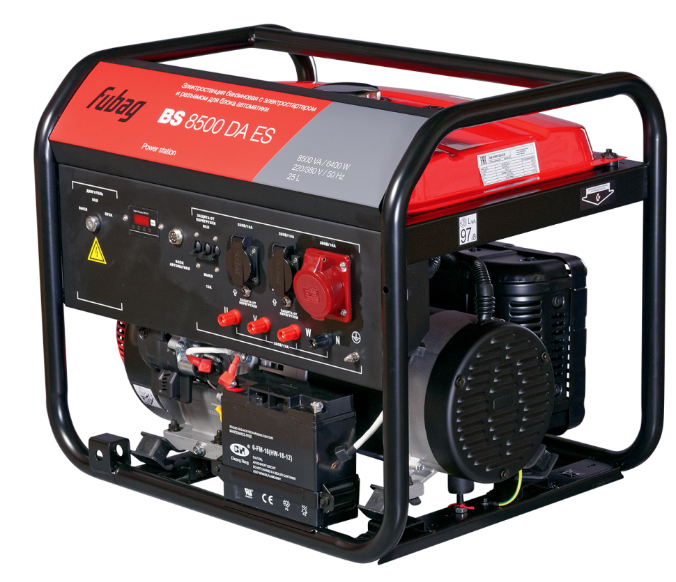 Бензиновый генератор FUBAG BS 8500 DA ES