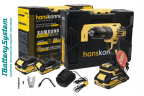 Аккумуляторный шуруповерт Hanskonner HCD2065PRO 1BatterySystem в Ростове-на-Дону в Ростове-на-Дону