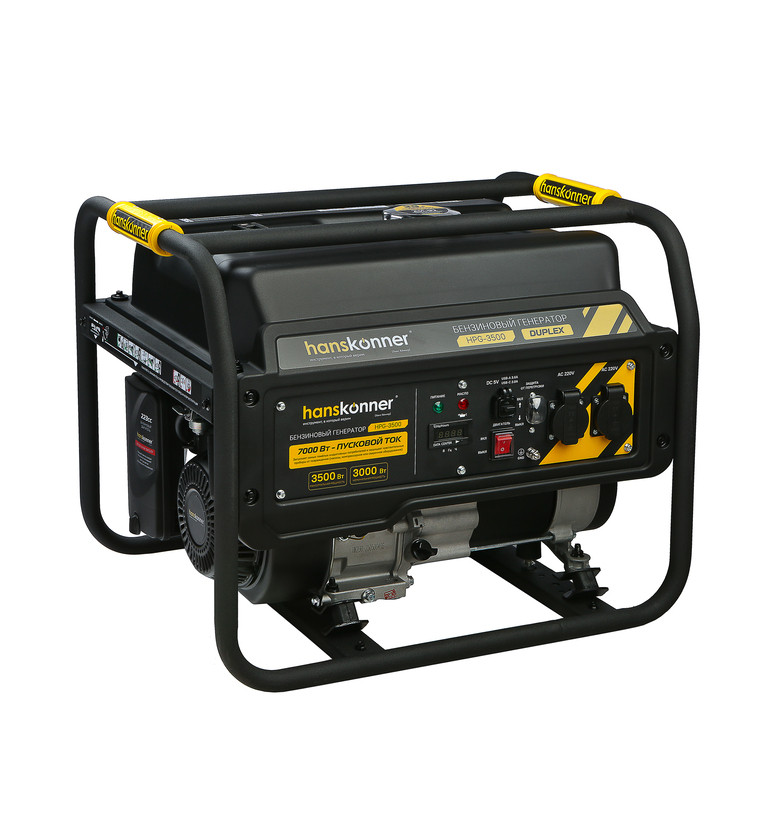 HPG-3500 Бензогенератор Hanskonner 3.5кВт