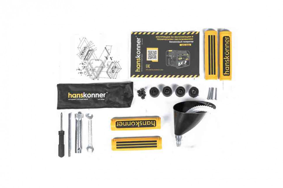 HPG-3500 Бензогенератор Hanskonner 3.5кВт