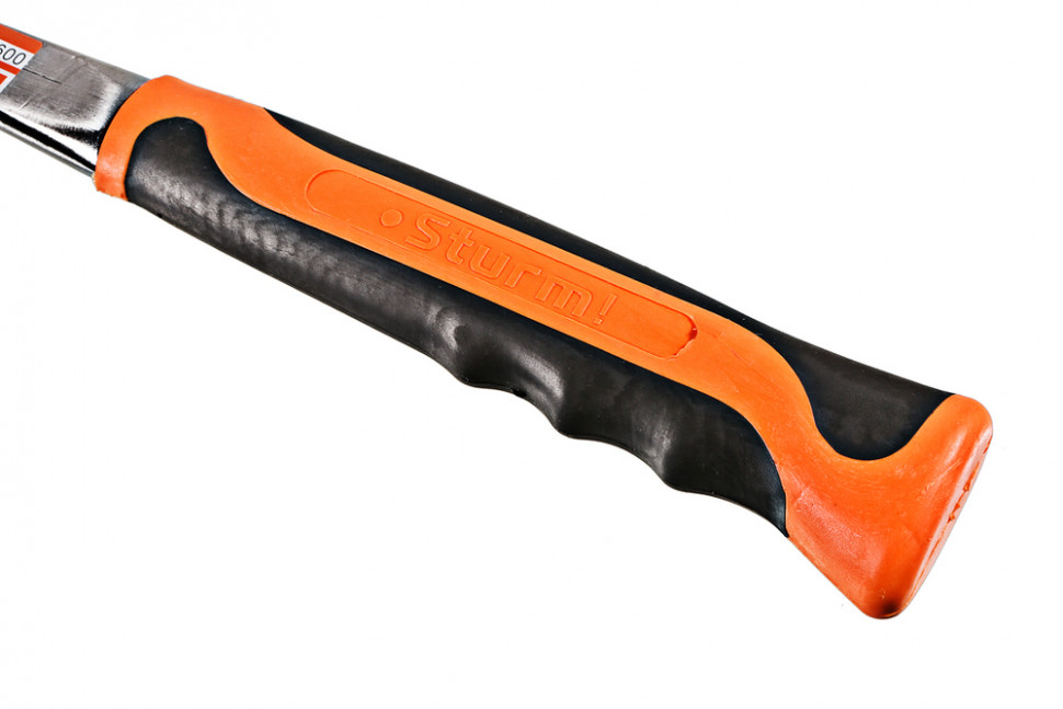 Молоток кровельщика цельнокованый, обрезиненная рукоятка, 600 г Sturm!
