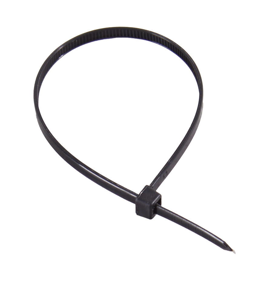 Хомуты нейлоновые (стяжки) черные 100 шт. Вихрь 3,6*200 Ч