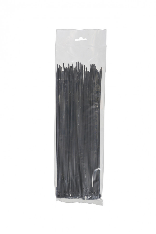 Хомуты пластмассовые черные, 300 х 3, 6 мм, 100 шт/уп Sturm!